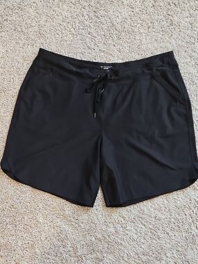tek gear Black Athletic Drawstring Shorts Drytek Weekender